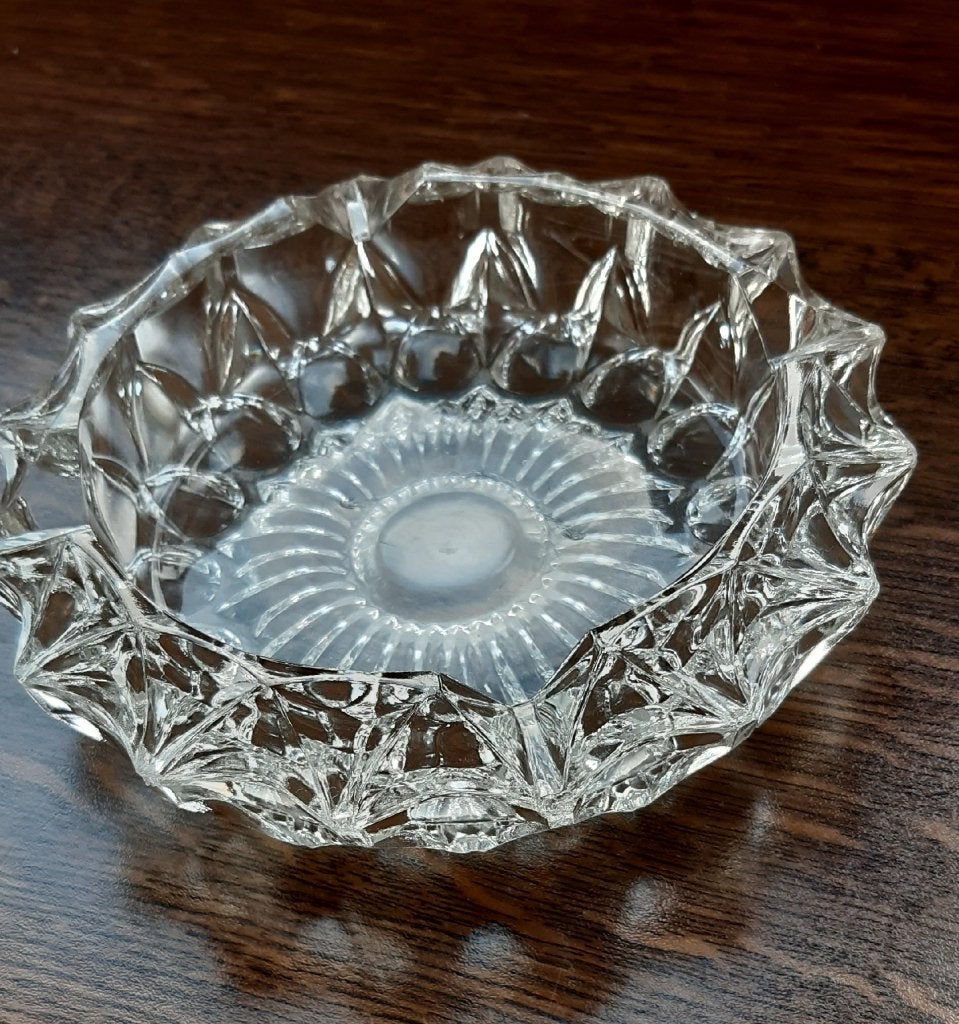 Glazen asbak, Huis en Inrichting, Ophalen, Glas, Vintage