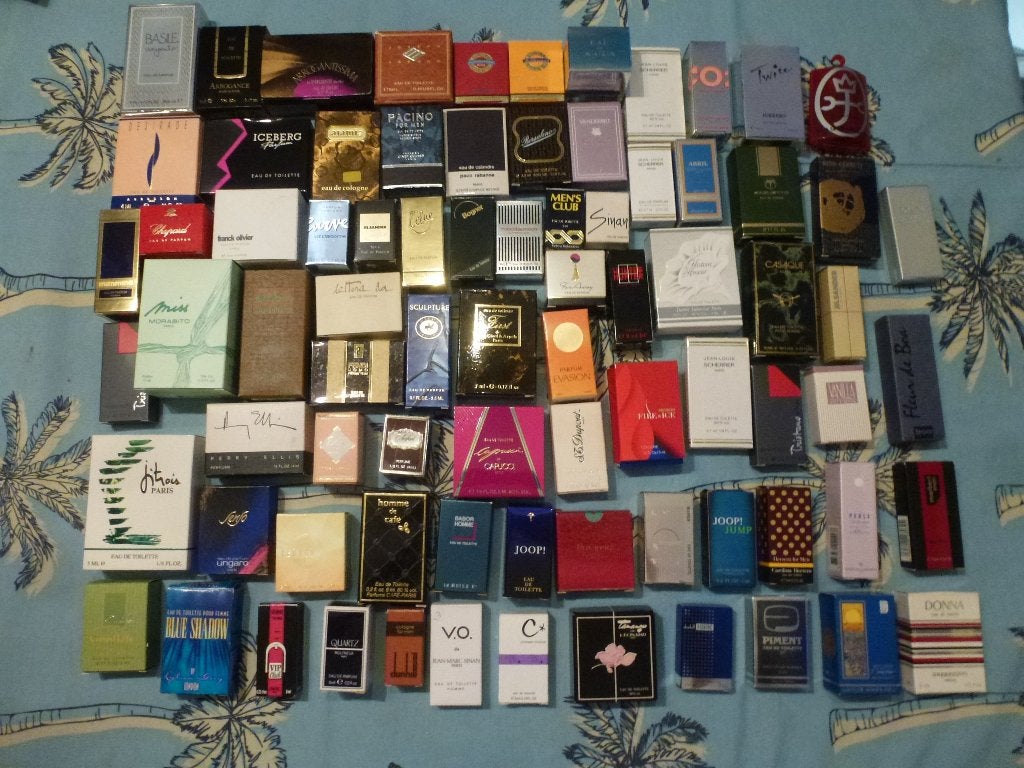 80 miniatures de parfum vintage pour collection lot 3, Enlèvement ou Envoi, Comme neuf, Miniature, Plein