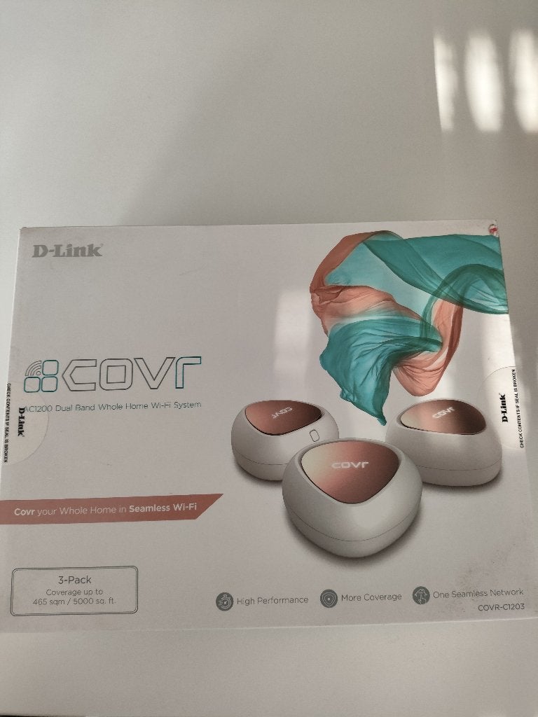 D-Link AC1200 Dual Band Mesh wifi COVR-C1203, Computers en Software, Ophalen of Verzenden, Gebruikt