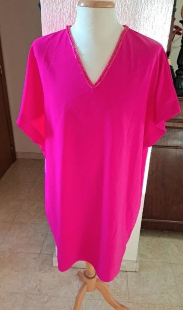 Emery Rose losse roze jurk xl, Kleding | Dames, Maat 46/48 (XL) of groter, Nieuw, Emery rose, Ophalen of Verzenden