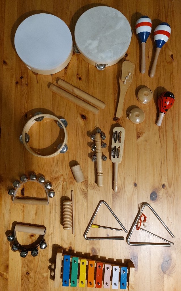 Muziekinstrumenten voor kinderen, Ophalen, Gebruikt