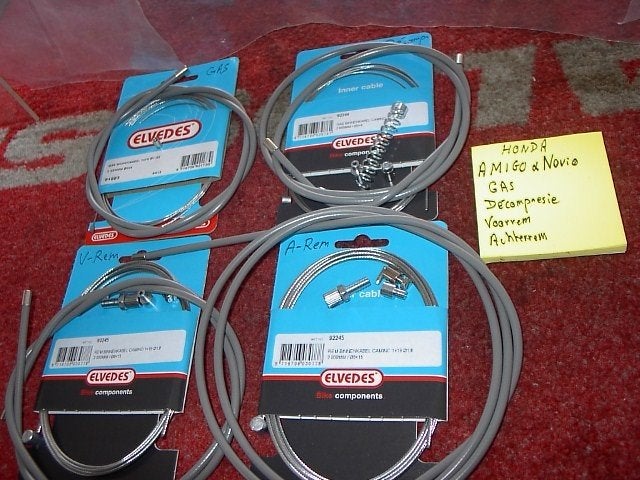 Honda amigo novio : 4 kabels voor €35, Fietsen en Brommers, Ophalen, Nieuw, Overige typen, Honda amigo novio