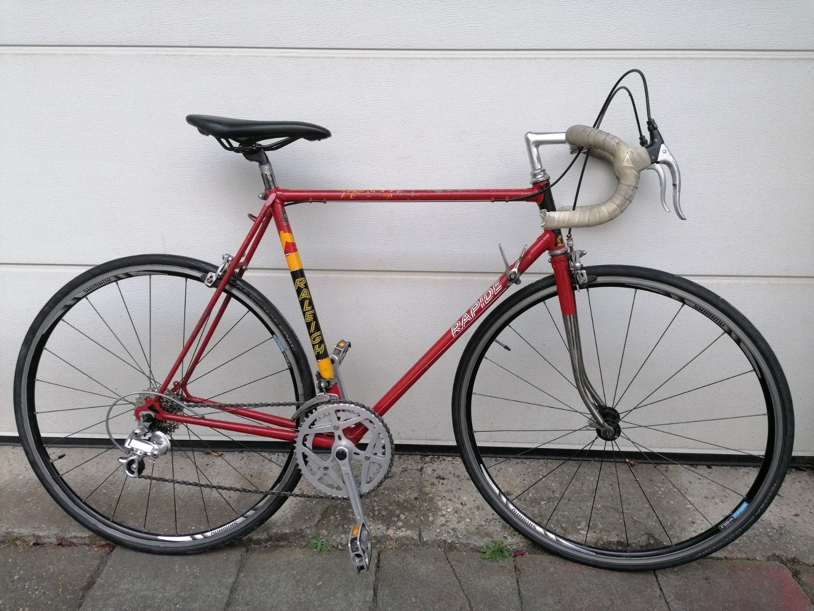 Vintage Team Raleigh Rapide racefiets – Maat 57, Fietsen en Brommers, Ophalen, Gebruikt