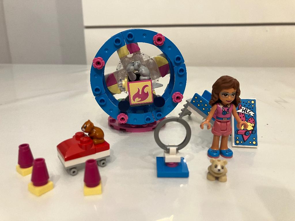 LEGO Friends Olivia's Hamsterspeelplaats - 41383, Ophalen of Verzenden, Zo goed als nieuw, Complete set, Lego