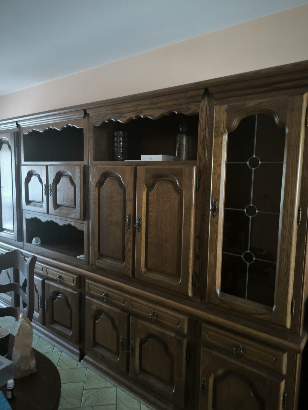 Salle à manger en chêne à vendre, Maison & Meubles, Armoires | Buffets, Enlèvement, Chêne