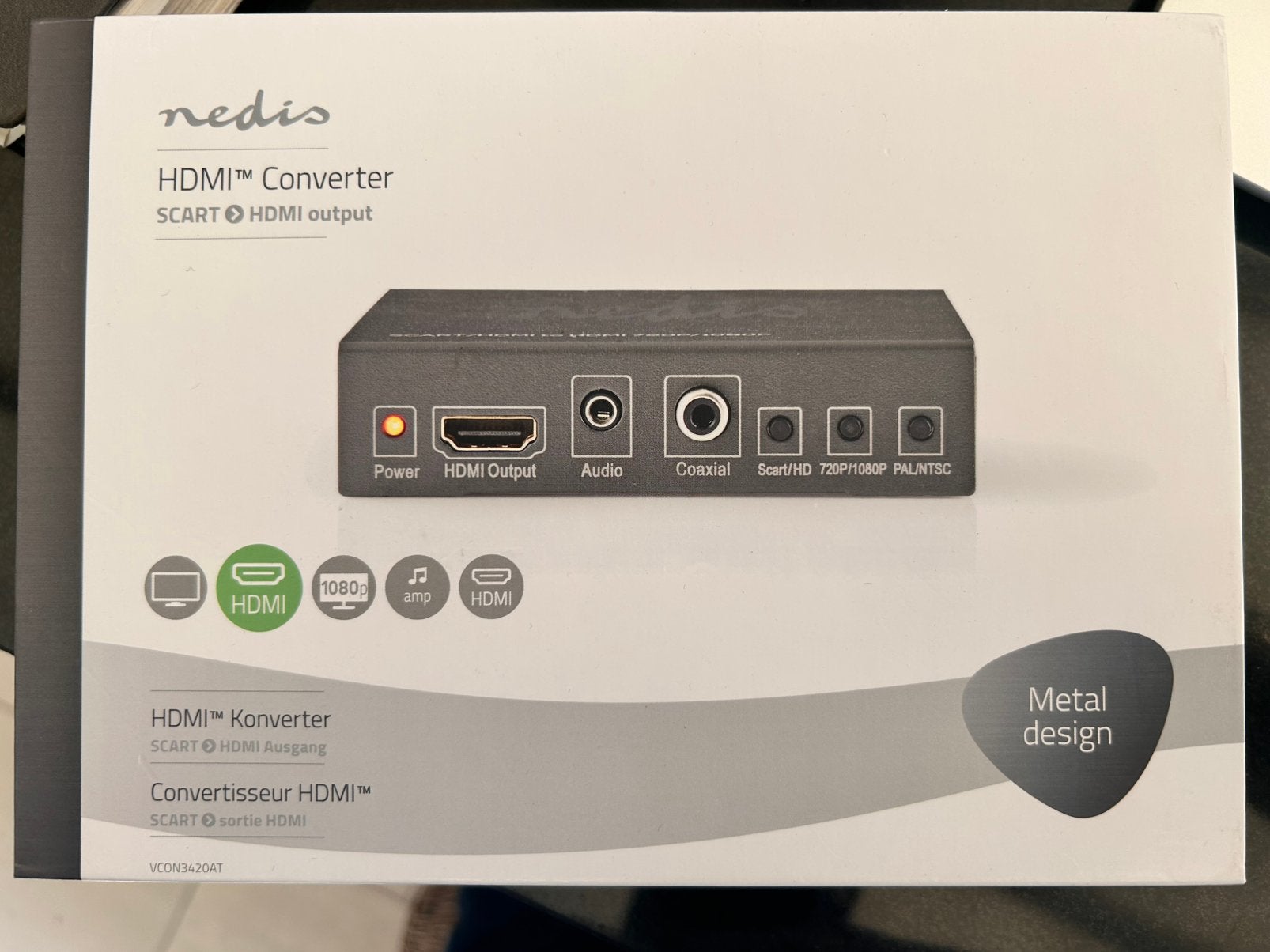 Convertisseur HDMI, TV, Hi-fi & Vidéo, Envoi, Comme neuf, HDMI