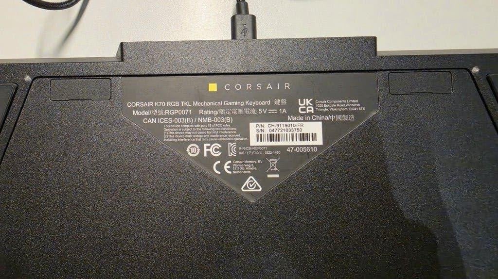Clavier Gaming, Informatique & Logiciels, Enlèvement, Utilisé, Qwerty, Pavé numérique