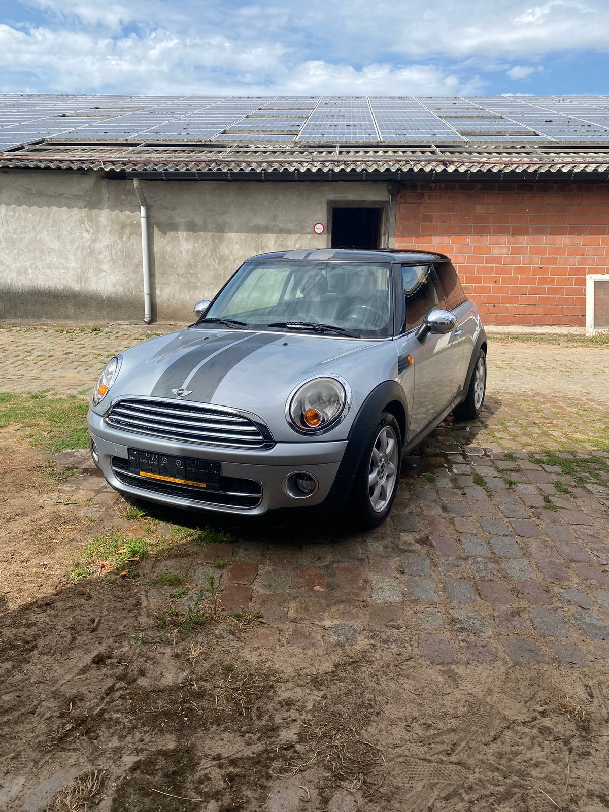 Mini cooper D, Auto's, Voorwielaandrijving, 4 zetels, Leder en Stof, Grijs