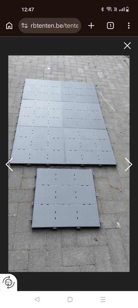 Pvc tentvloer, Ophalen of Verzenden