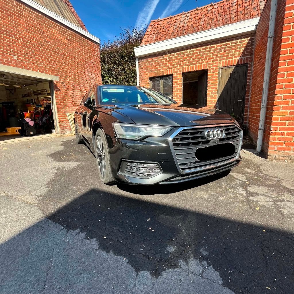 audi a6 avant 2019 2,0 tdi, Auto's, 4 cilinders, Zwart, Leder, 5 deurs
