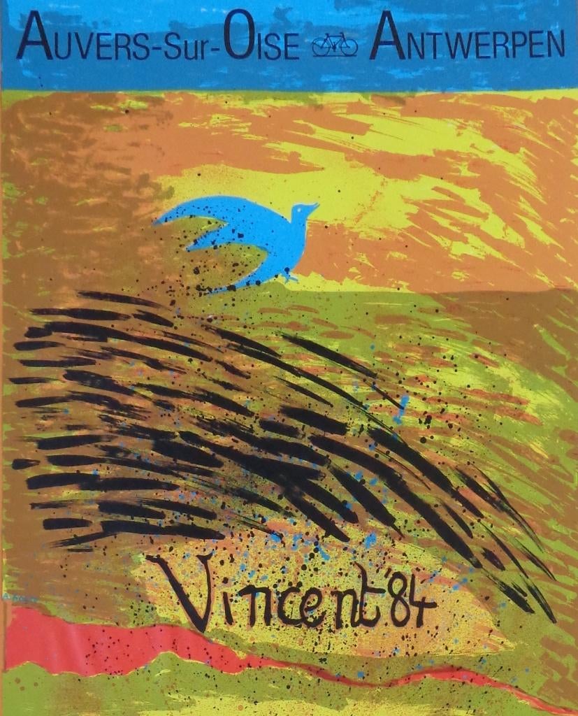 ANDRE GOEZU / AFFICHE / KLEURZEEFDRUK / 90x60cm / PANTER, Enlèvement ou Envoi