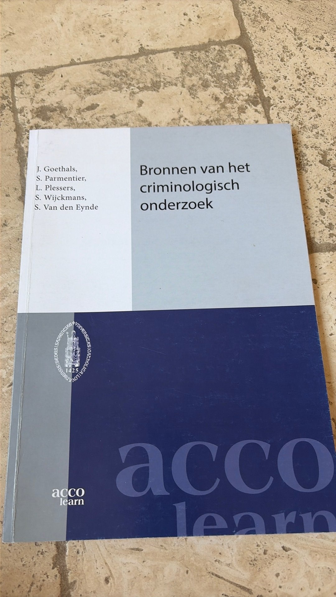 Johan Goethals - Bronnen van het criminologisch onderzoek, Enlèvement, Johan Goethals