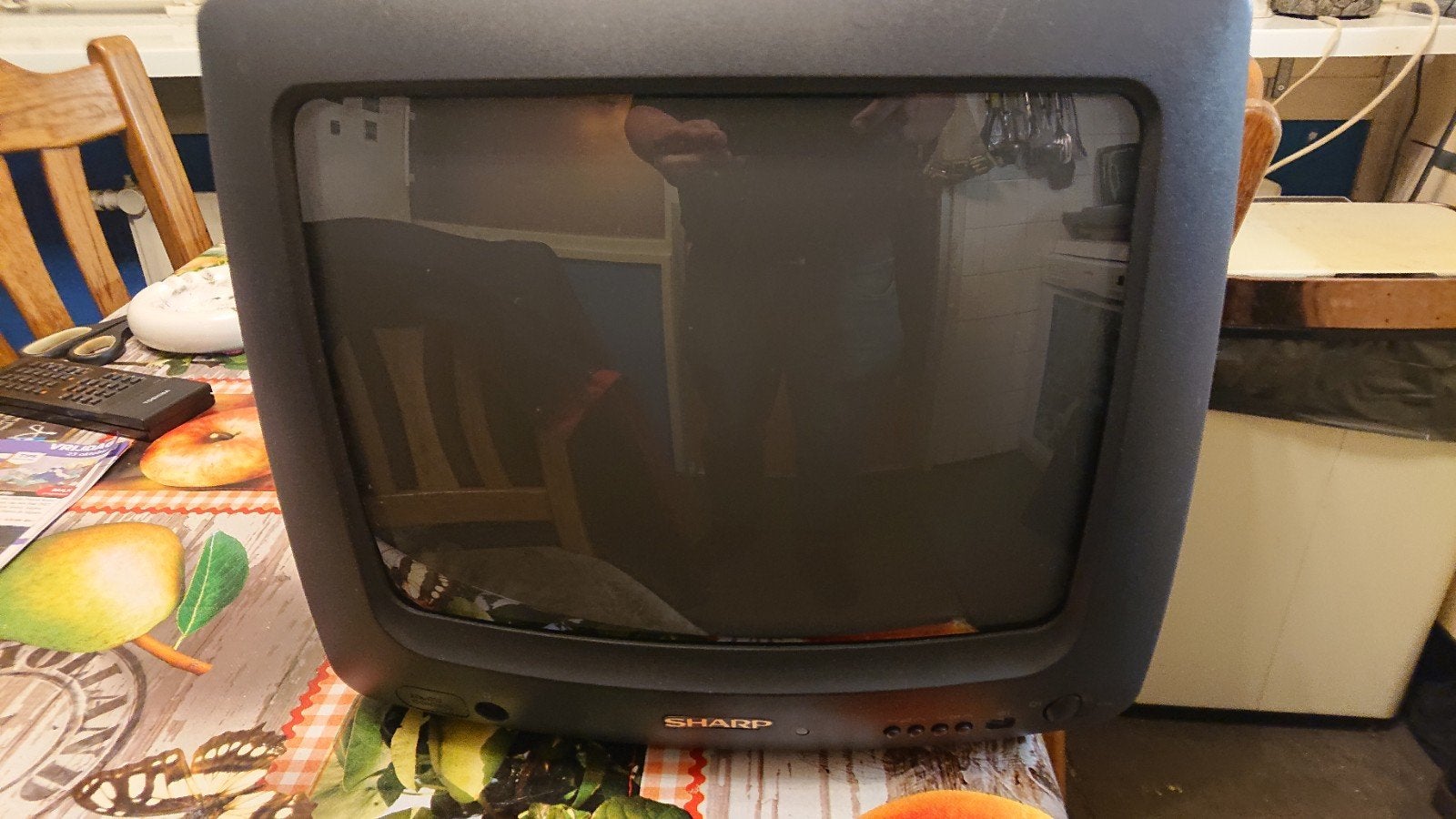 Sharp 37 cm crt kleurentelevisie, TV, Hi-fi & Vidéo, Enlèvement ou Envoi, Comme neuf, Moins de 40 cm, Sharp