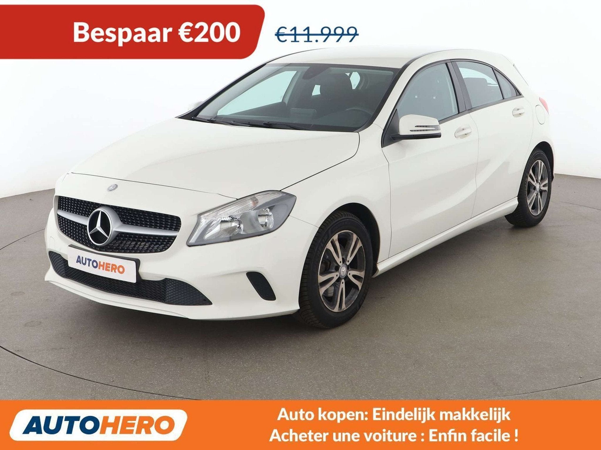 Mercedes-Benz A-Klasse A160 A 160 (bj 2017), Auto's, Voorwielaandrijving, Stof, Gebruikt, 5 deurs