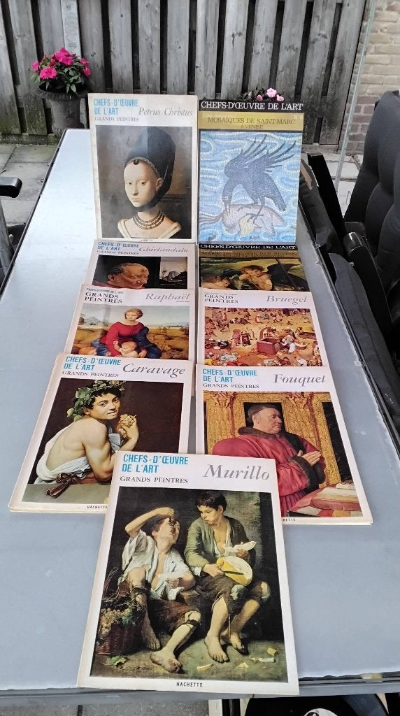 9 magazines d'art de Hachette, Enlèvement, Utilisé, Peinture et dessin