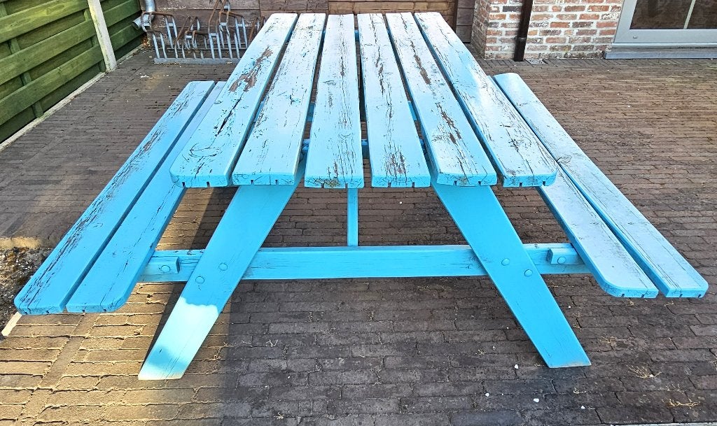 Picknicktafel, Tuin en Terras, Ophalen, Rechthoekig, Hout