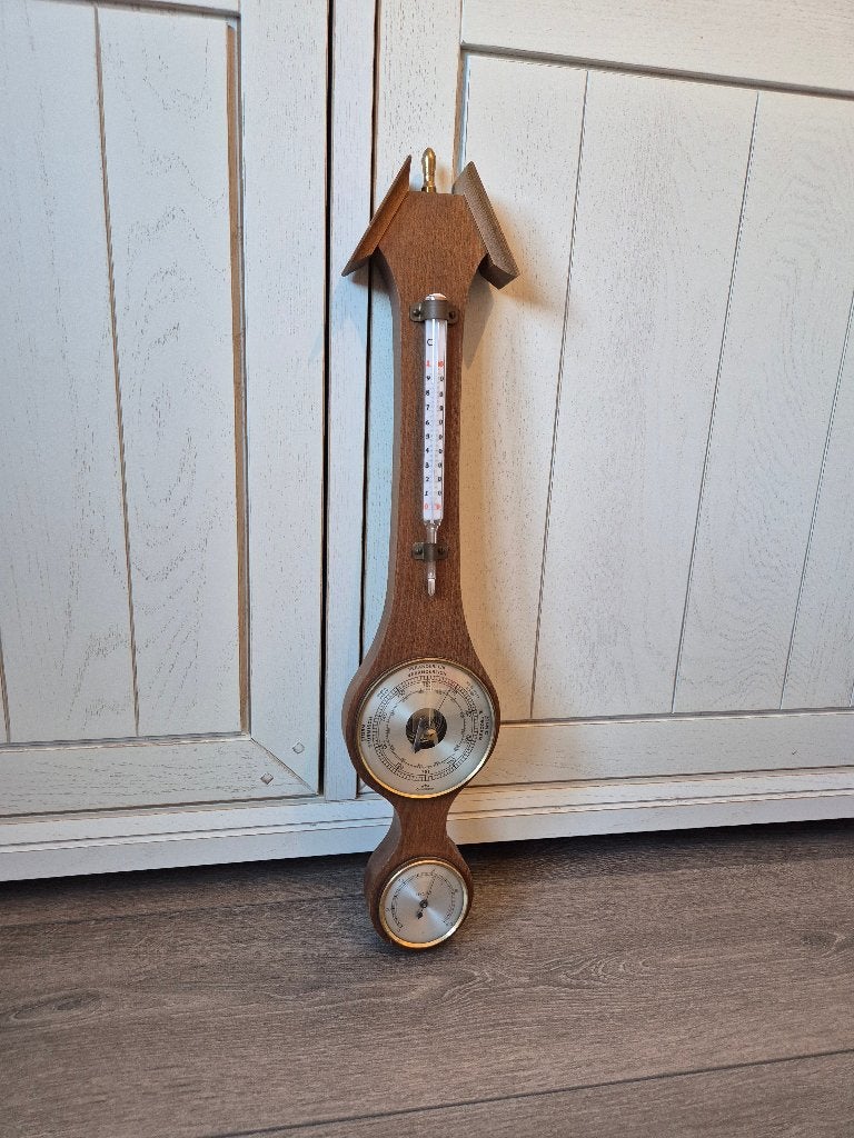 Station météo vintage (baro, hygro & thermo) - H56, Enlèvement ou Envoi, Utilisé, Station météo