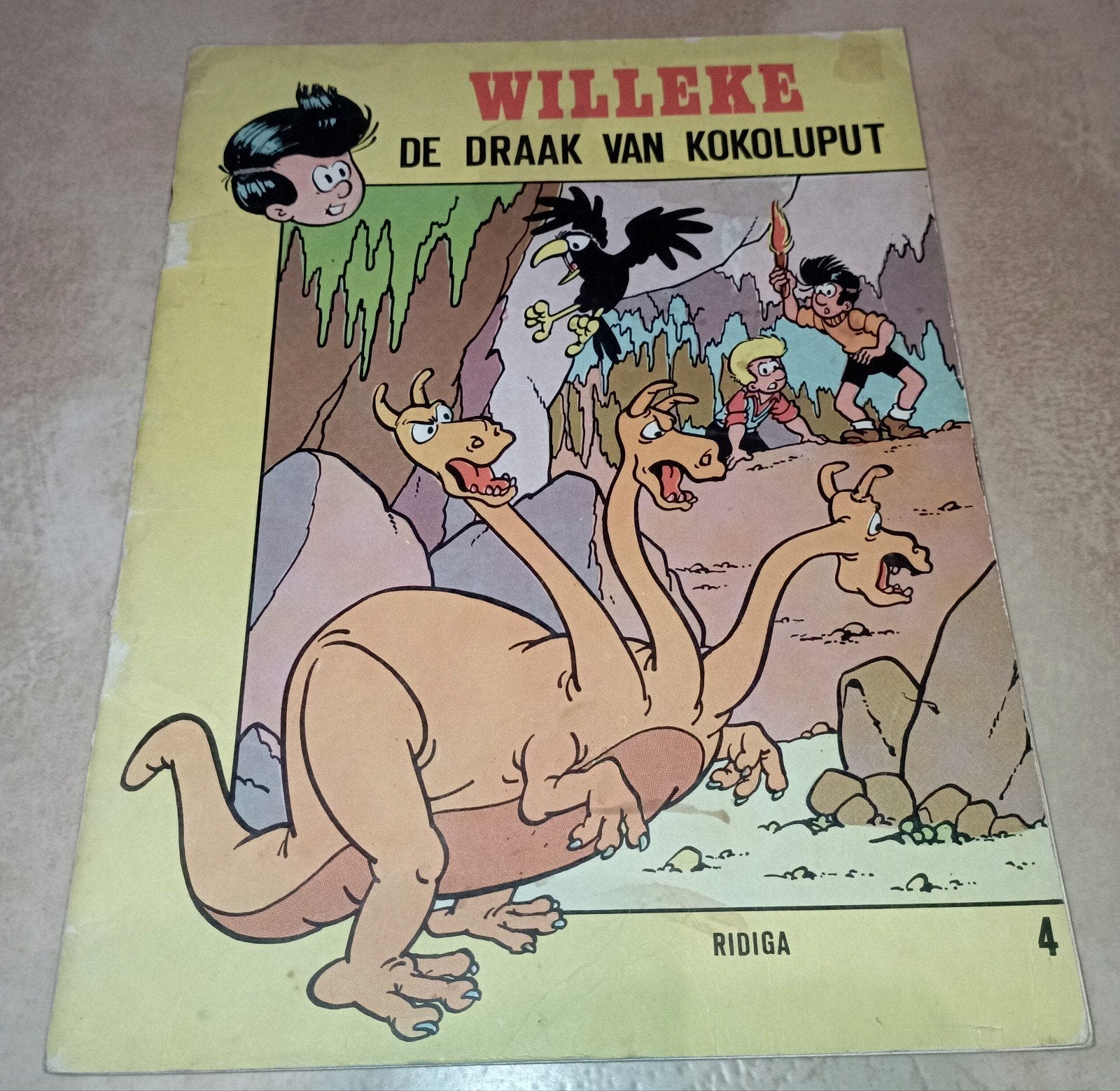 Willeke - de draak van kokoluput, Gelezen, Eén stripboek, Ophalen of Verzenden, Edgard Gastmans