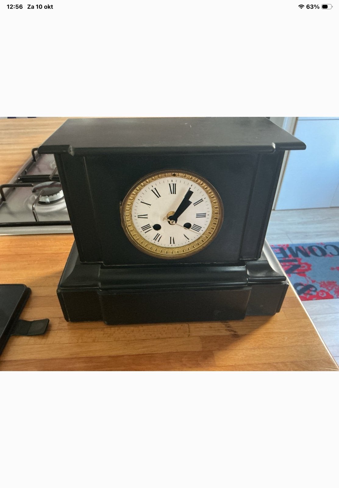 Cheminée avec horloge à quartz, Antiquités & Art, Enlèvement