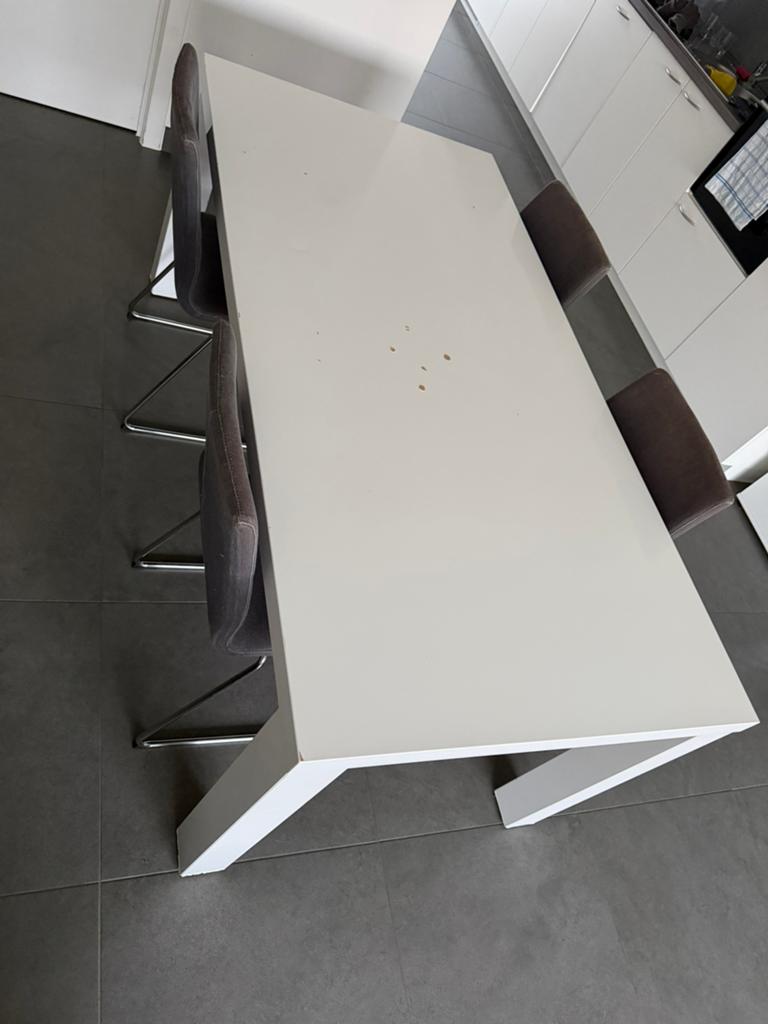 Tafel met stoelen, Ophalen of Verzenden, Zo goed als nieuw