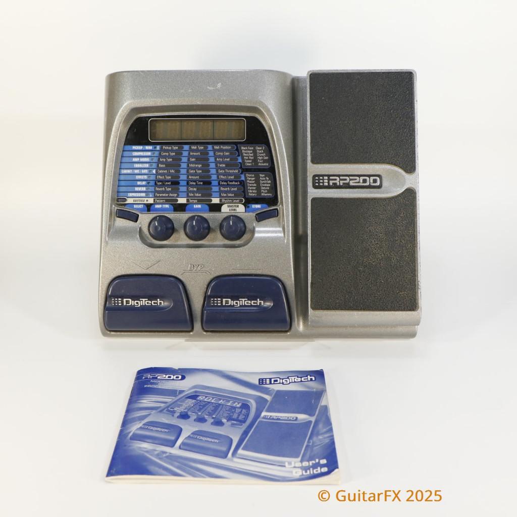 Digitech RP200 Multi-Effect (incl. handleiding), Ophalen of Verzenden, Gebruikt, Multi-effect
