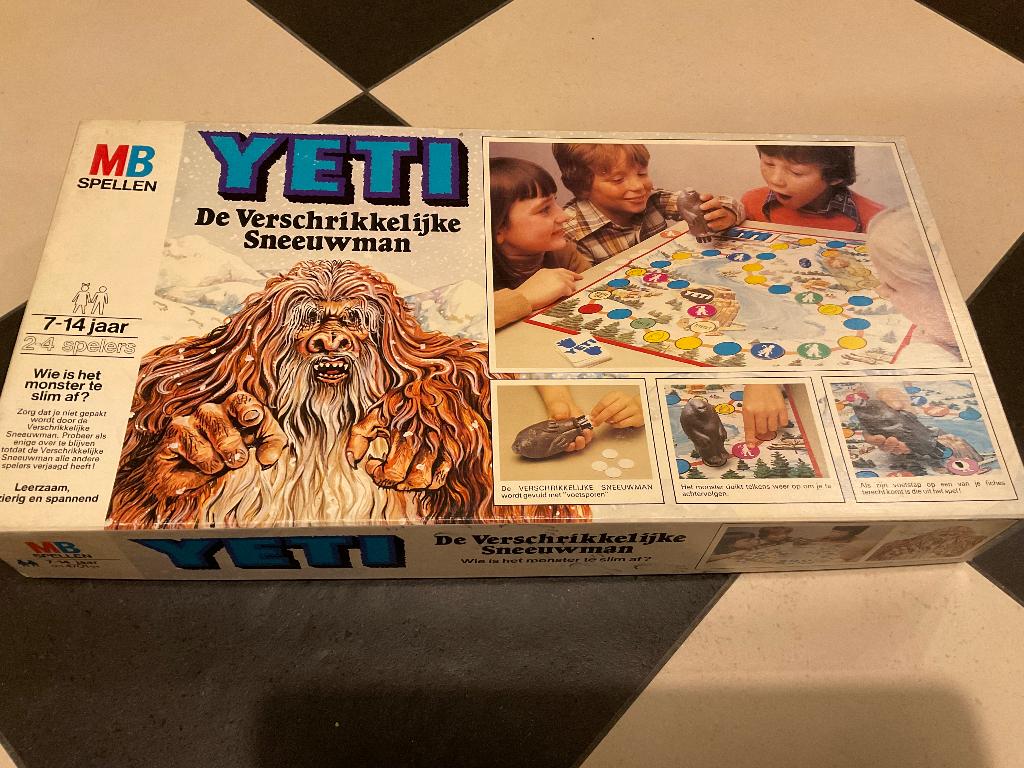 Gezelschapsspel MB Yeti de verschrikkelijke sneeuwman, Enlèvement ou Envoi, Utilisé, MB spelen