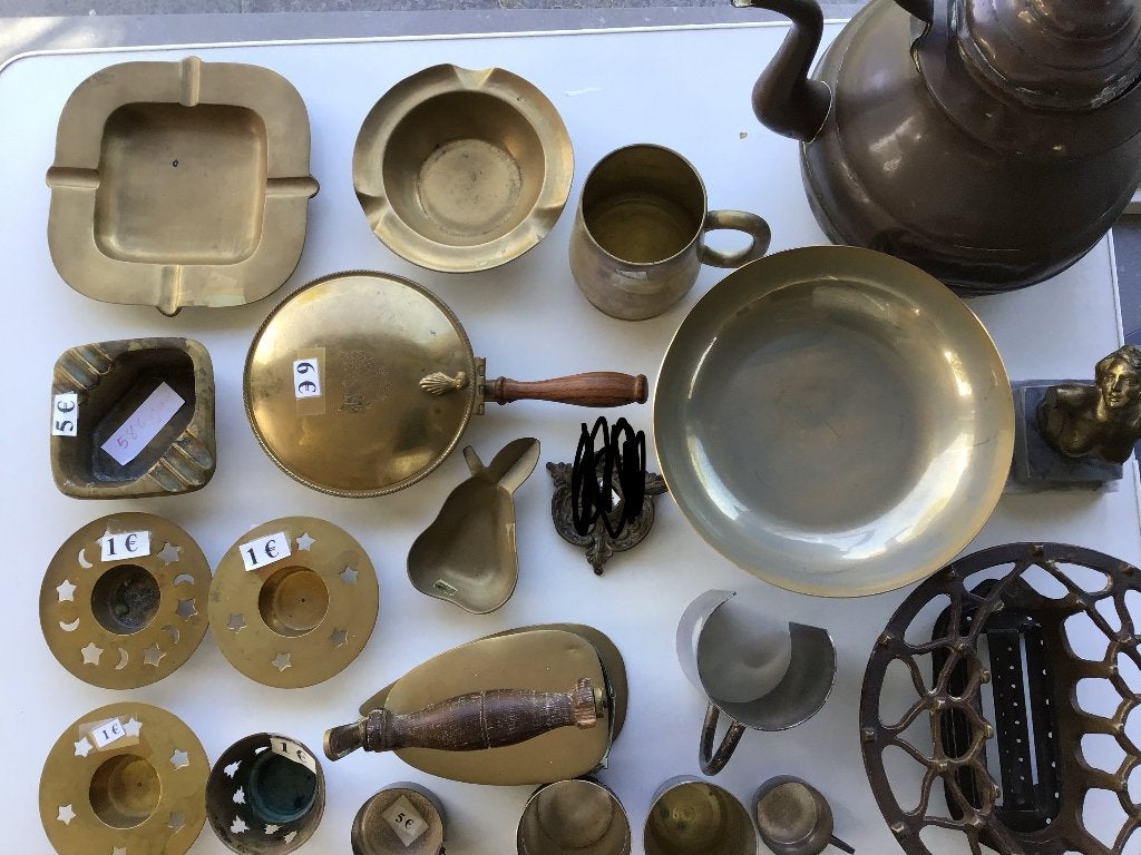 24 pièces d'objets en cuivre, Enlèvement ou Envoi, Cuivre