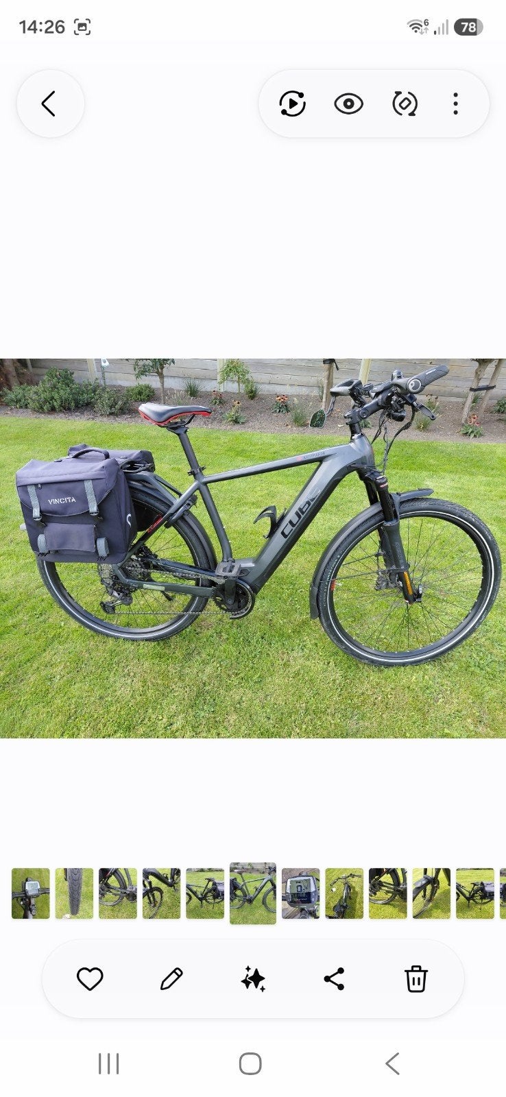 Speed pedelec Cube Katmandu, Fietsen en Brommers, 51 tot 55 cm, Ophalen, 50 km per accu of meer, Cube