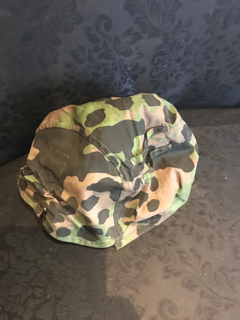 Repro camouflage duitse helm, Verzamelen, Militaria | Tweede Wereldoorlog, Verzenden