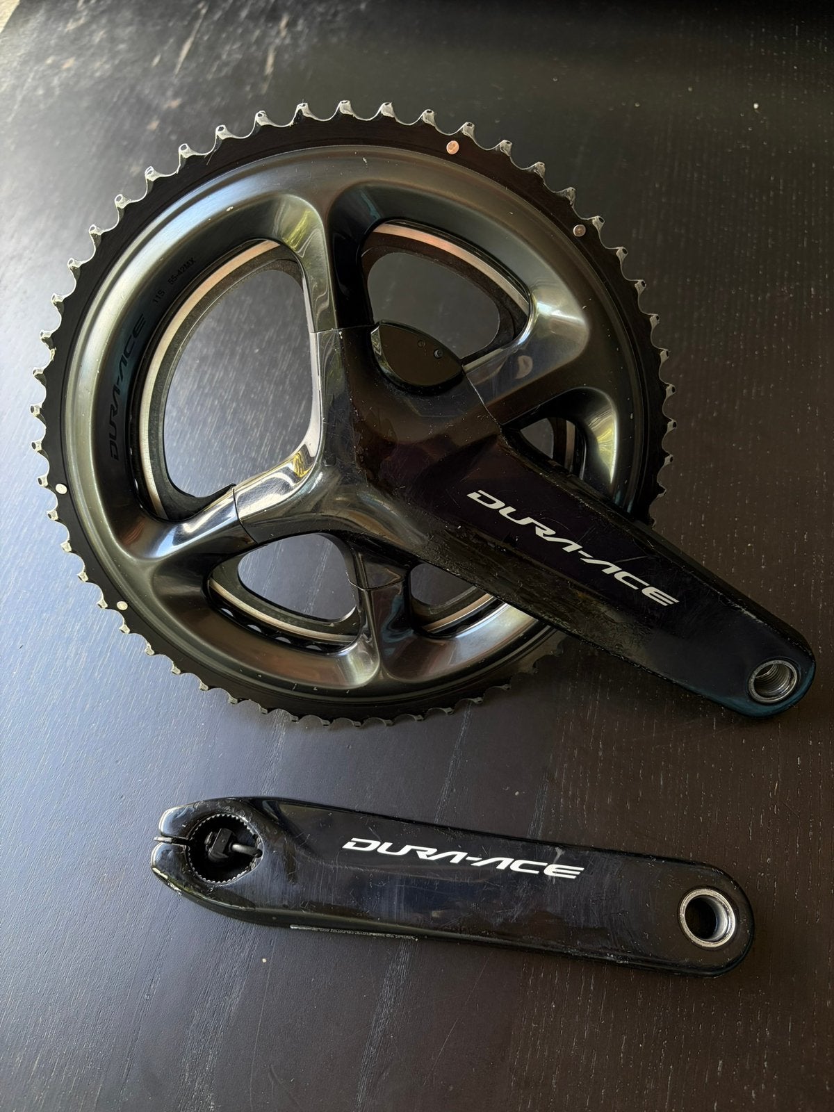 Shimano Dura-Ace FC-R9100-P Powermeter 172.5 55/42, Crankstel of Pedalen, Gebruikt, Ophalen of Verzenden, Aluminium