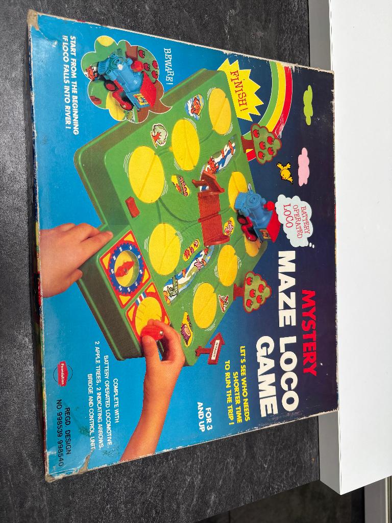 Vintage Maze Loco Game batterij treinset, Ophalen of Verzenden