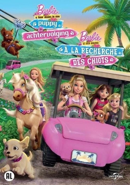 Dvd - Barbie & haar zusjes in een puppy achtervolging, Enlèvement ou Envoi