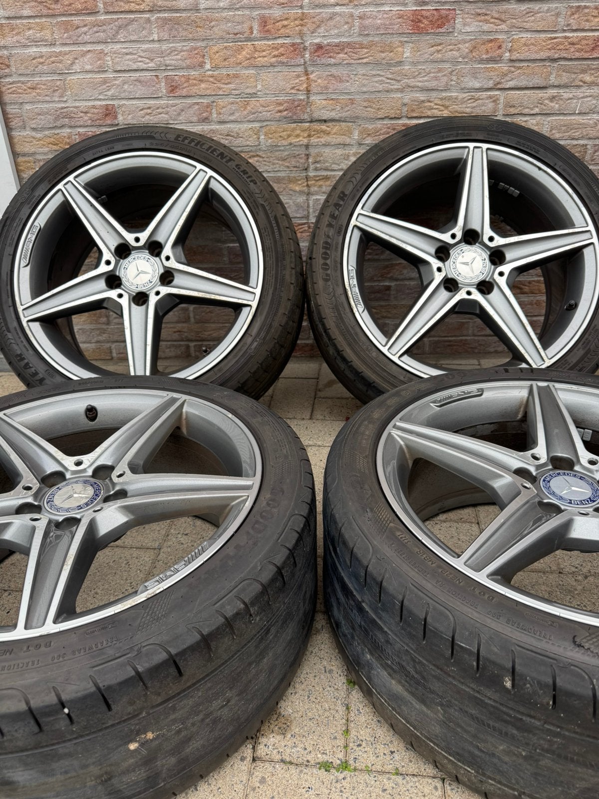 ///AMG 18" Mercedes BREEDSET (2x 7,5/2x8,5), Ophalen