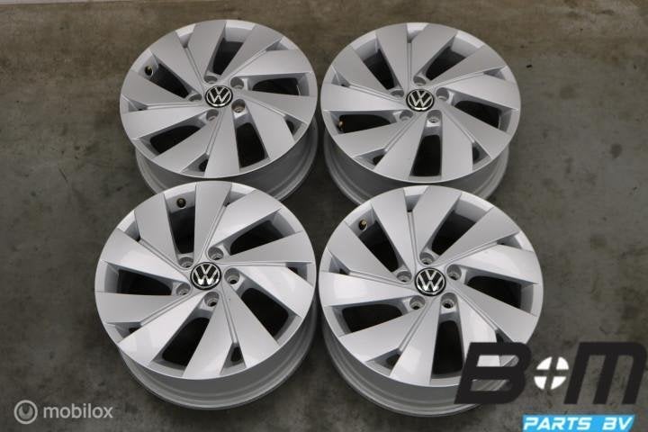 ORIGINEEL! 17 inch Belmont velgen VW Golf / Caddy 5H0601025B, Utilisé, Jante(s)