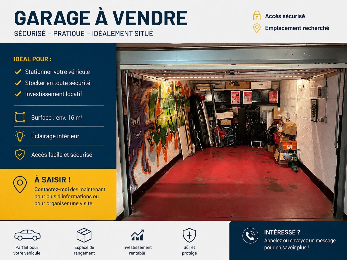 Box garage à vendre | Molenbeek - Mettewie, Bruxelles