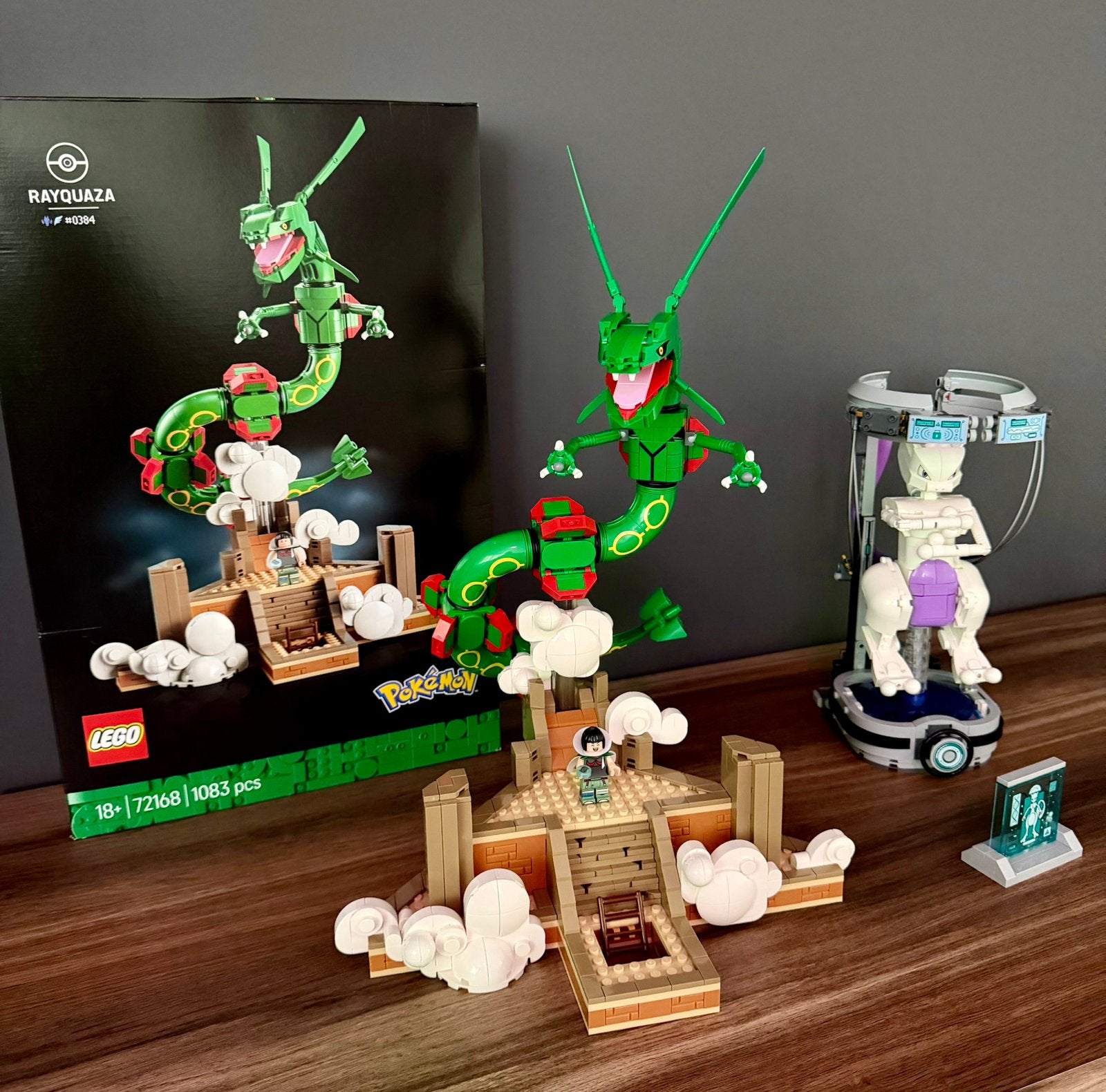 Rayquaza & Mewtwo Lego avec boites d'origine, Enlèvement, Comme neuf, Lego