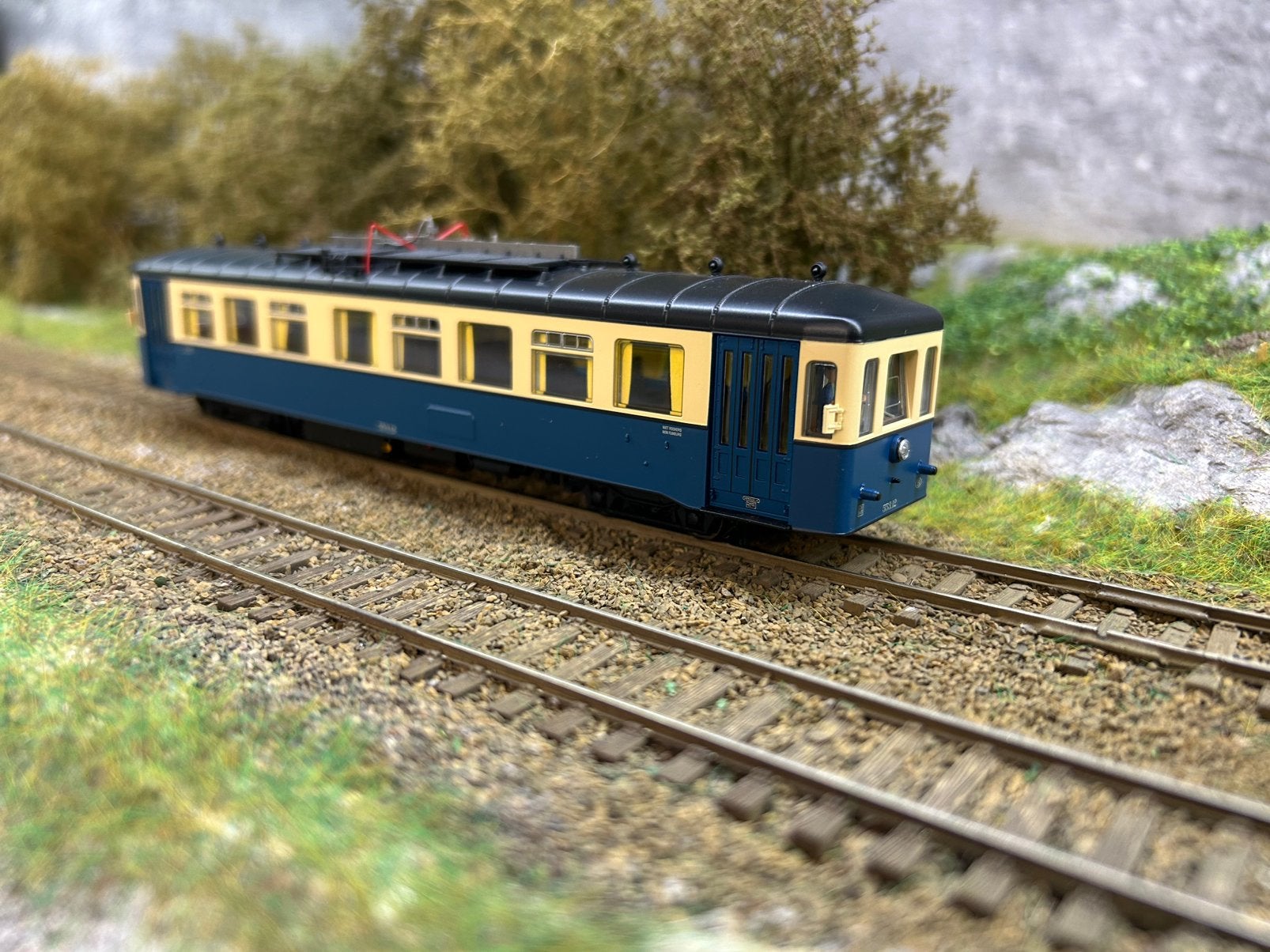 SNCB NMBS Brossel Autorail 553.12 DCC Esu Piko 52112, Envoi, Comme neuf, Rails, Piko