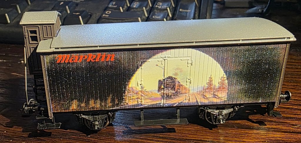 3420. Wagon couvert avec guérite H0 Märklin., Enlèvement ou Envoi, Neuf, Wagon, Märklin