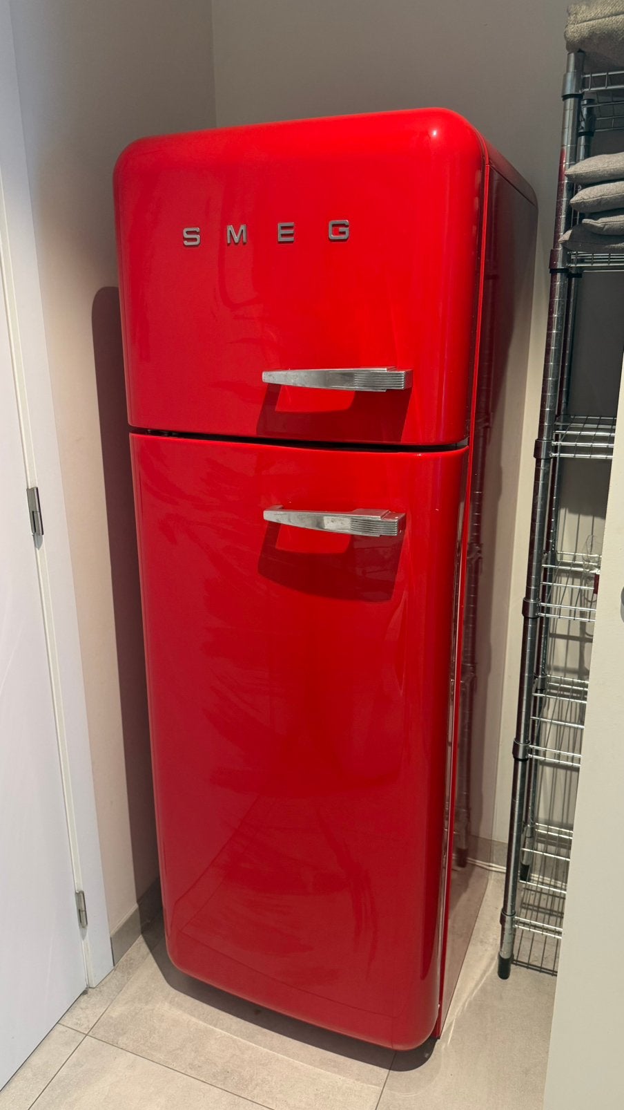 SMEG koelkast, Enlèvement, Utilisé, Avec compartiment congélateur