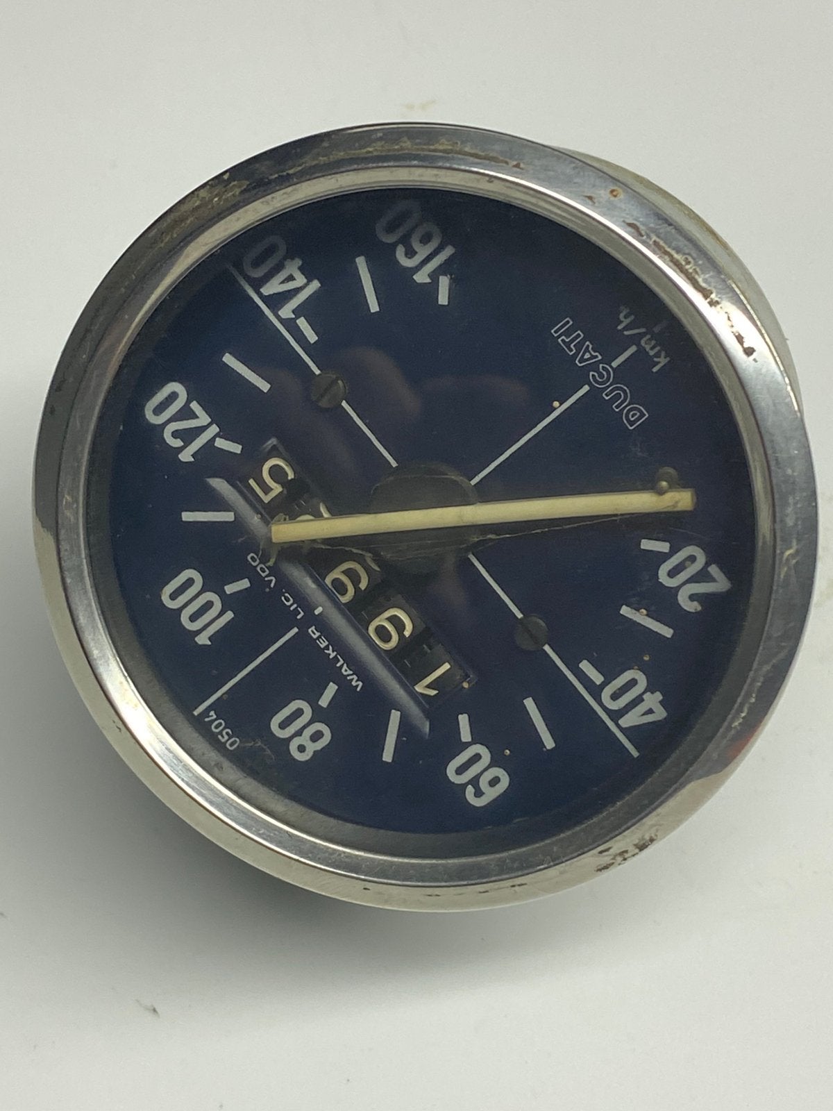 Ducati snelheidsmeter, Ophalen