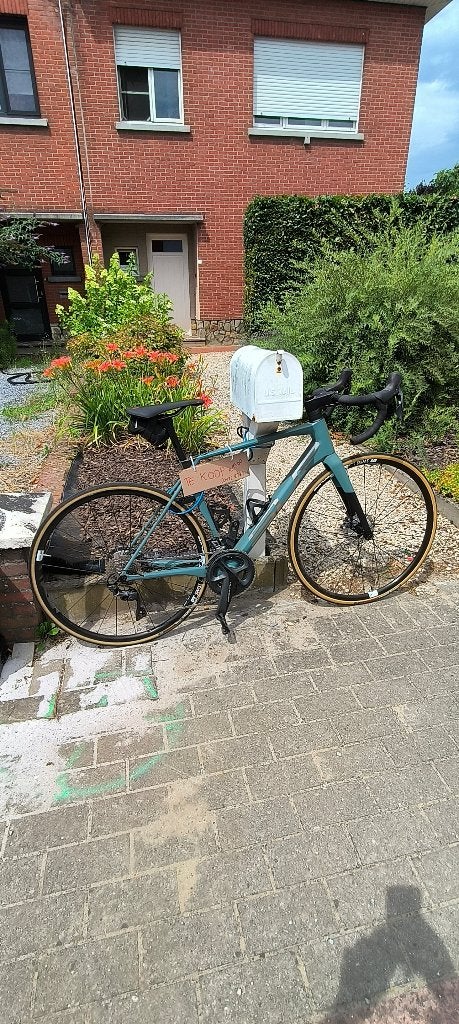 racefiets, Fietsen en Brommers, Fietsen | Racefietsen, Zo goed als nieuw, Meer dan 20 versnellingen, 28 inch, Schijfrem, Carbon