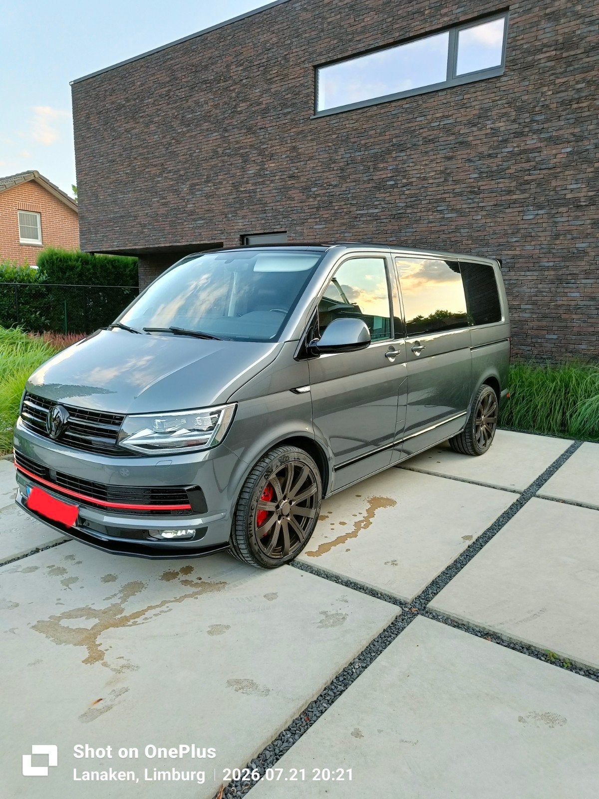 VW T6 Highline BJ 2018, Autos, Camionnettes & Utilitaires, Euro 6, Entreprise, Volkswagen, Noir