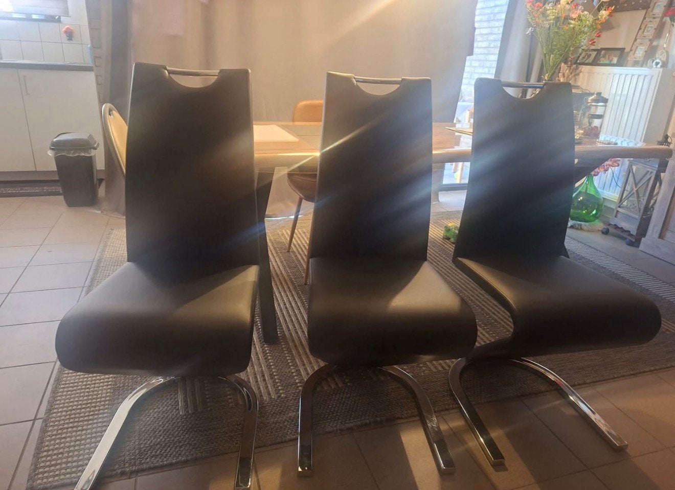 6 mooie eetkamerstoelen te koop, Ophalen, Zo goed als nieuw