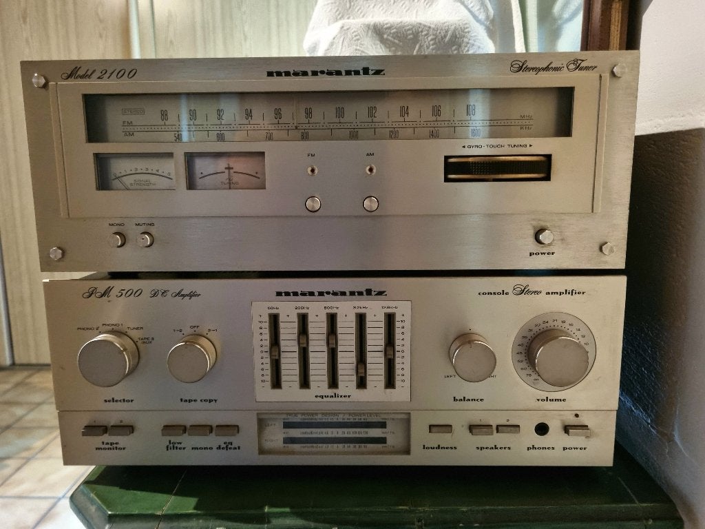 Marantz tuner & versterker, Ophalen, Gebruikt