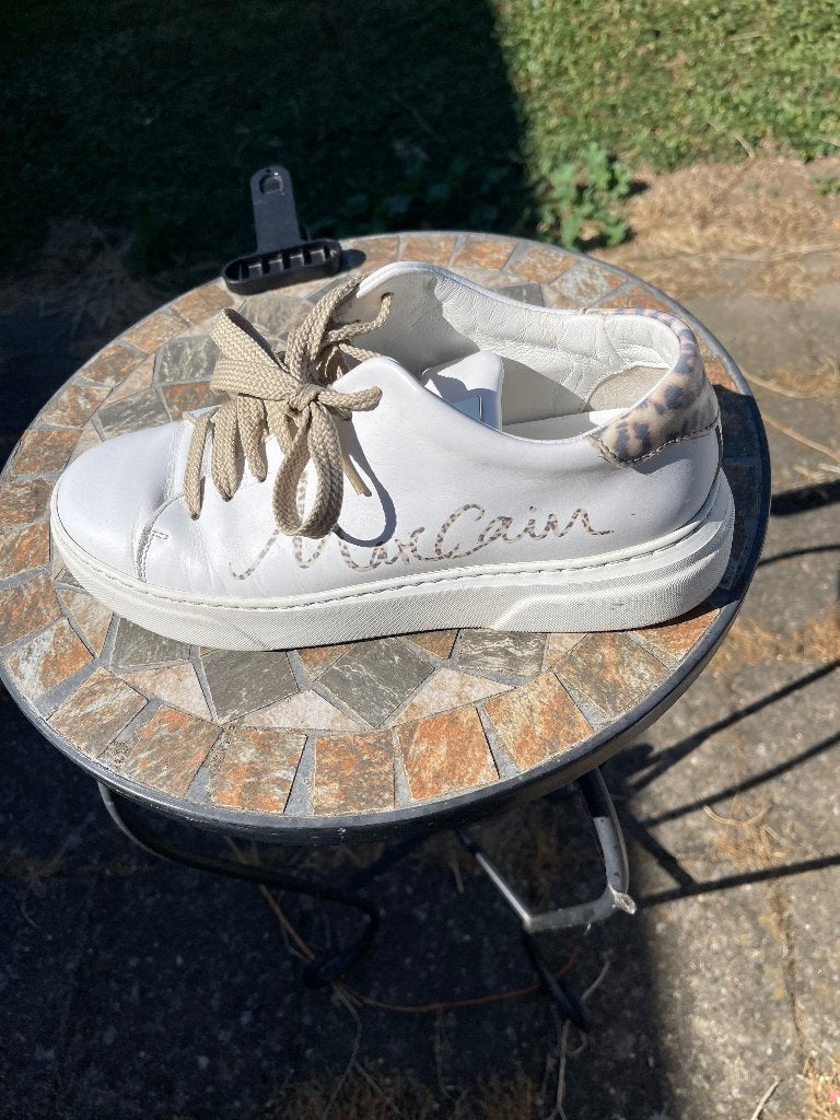 Superbe Basket cuir Marc Cain, Wit, Ophalen of Verzenden, Zo goed als nieuw, Marc Cain