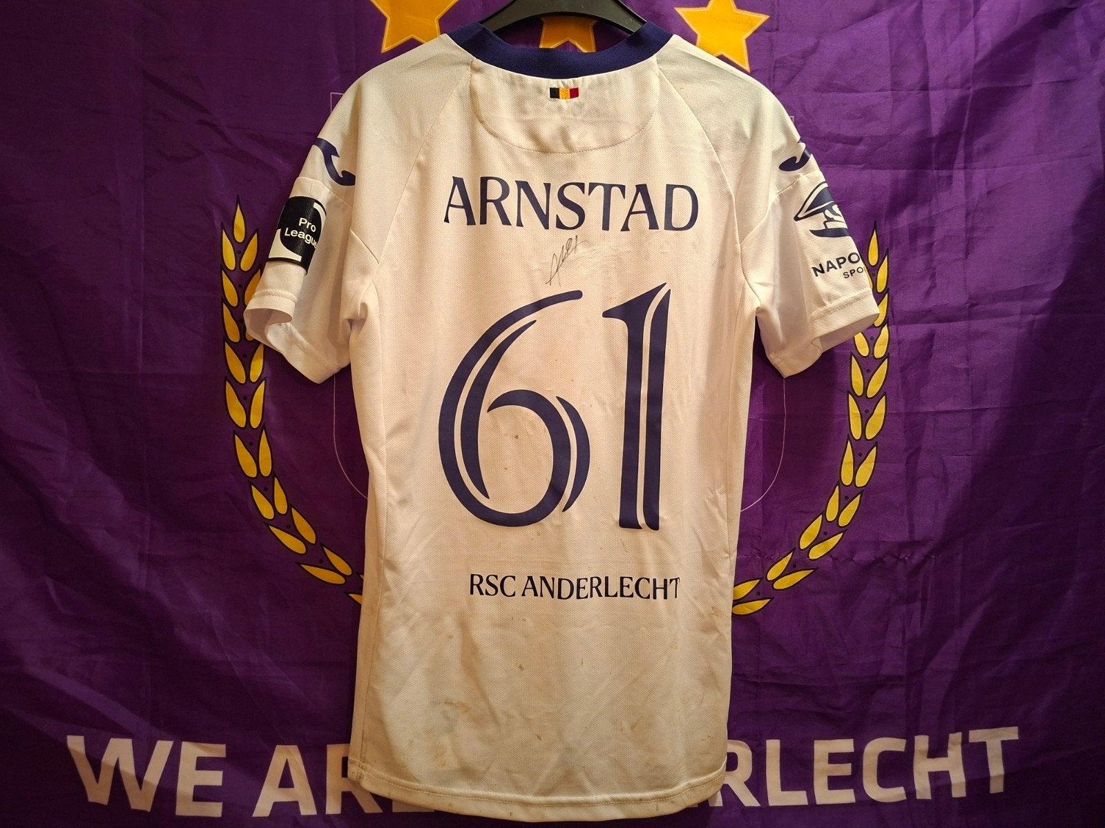 matchworn anderlecht arnstad, Verzamelen, Ophalen of Verzenden, Gebruikt