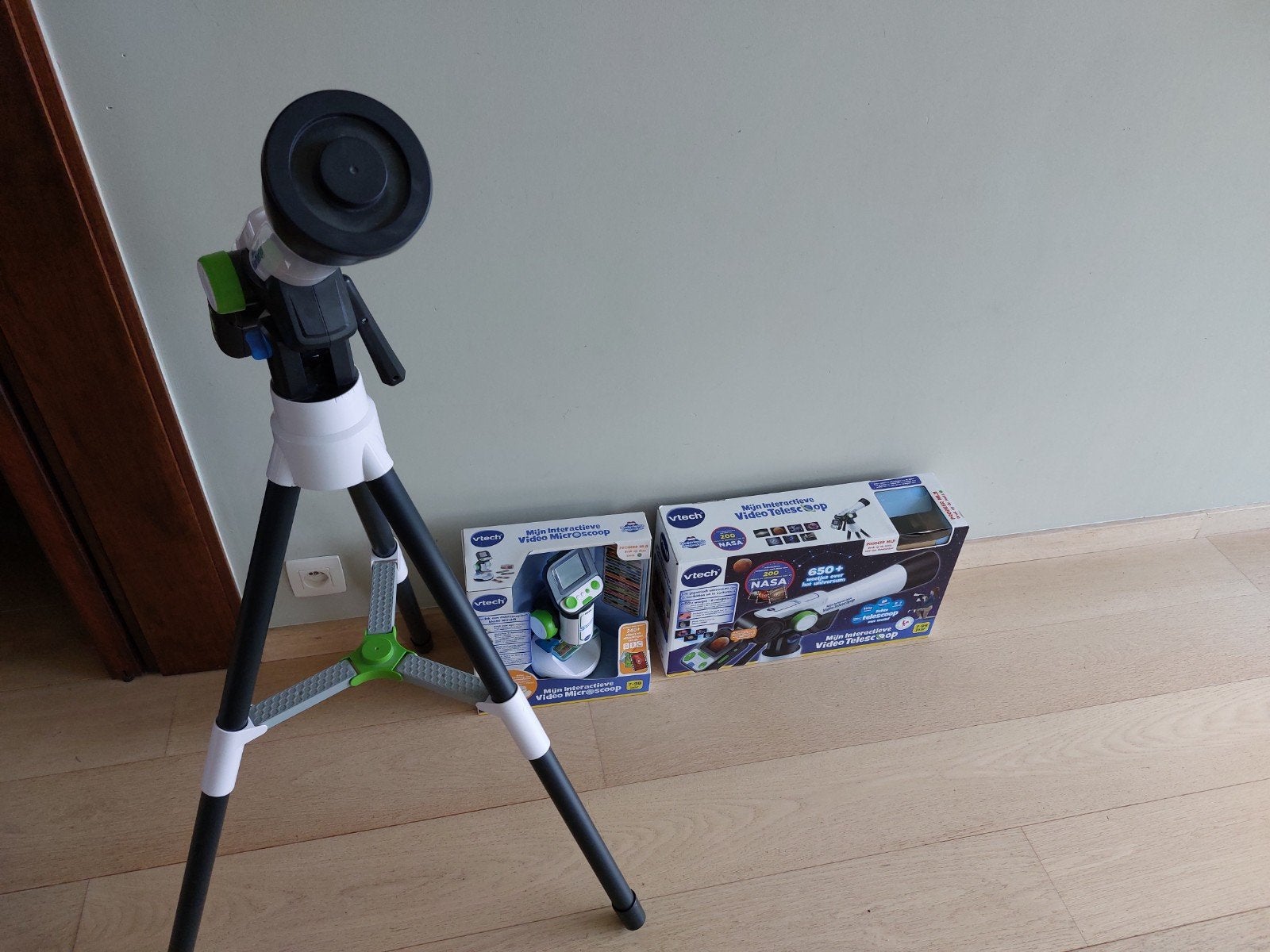 vtech interactieve video microscoop en telescoop, Ophalen, Nieuw, 6 jaar of ouder