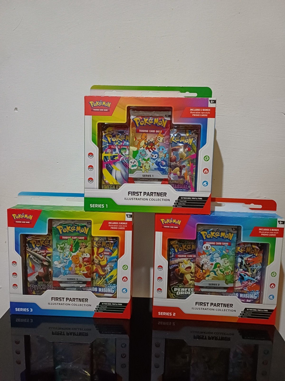 Set van de first partner Series 1, 2 en 3 te koop, Ophalen