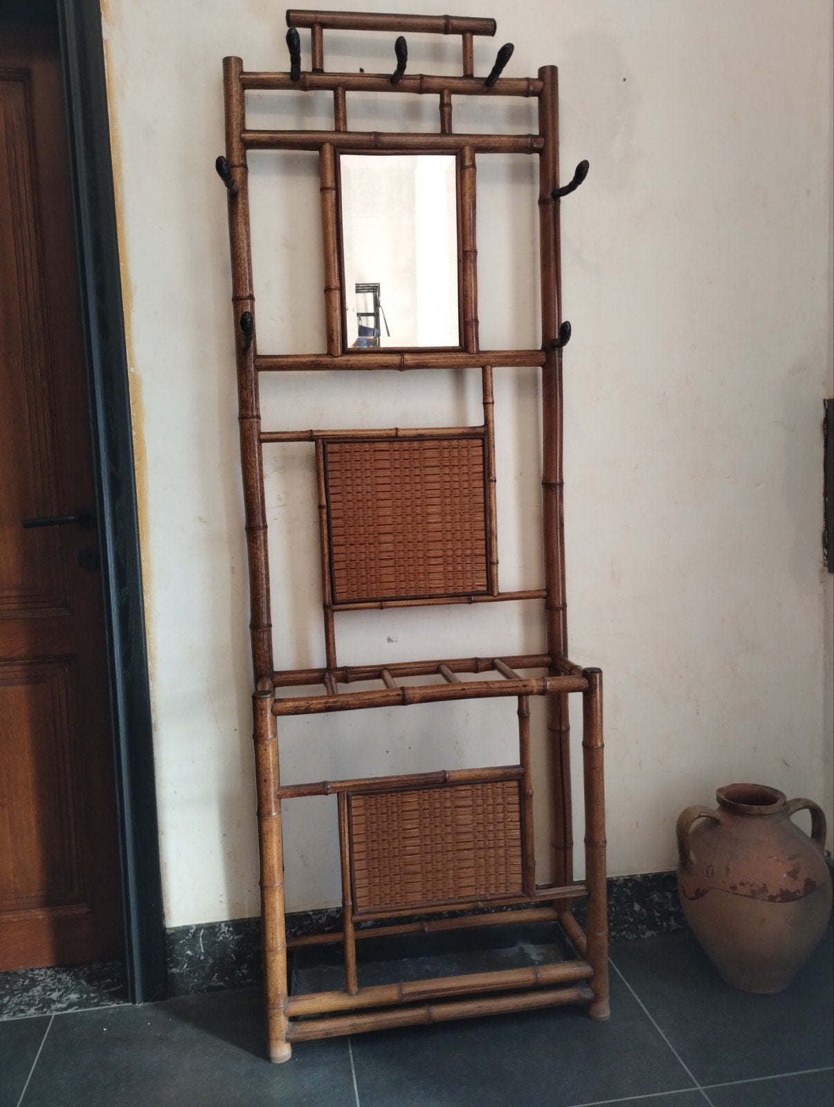 kapstok faux bamboo, Antiek en Kunst, Ophalen
