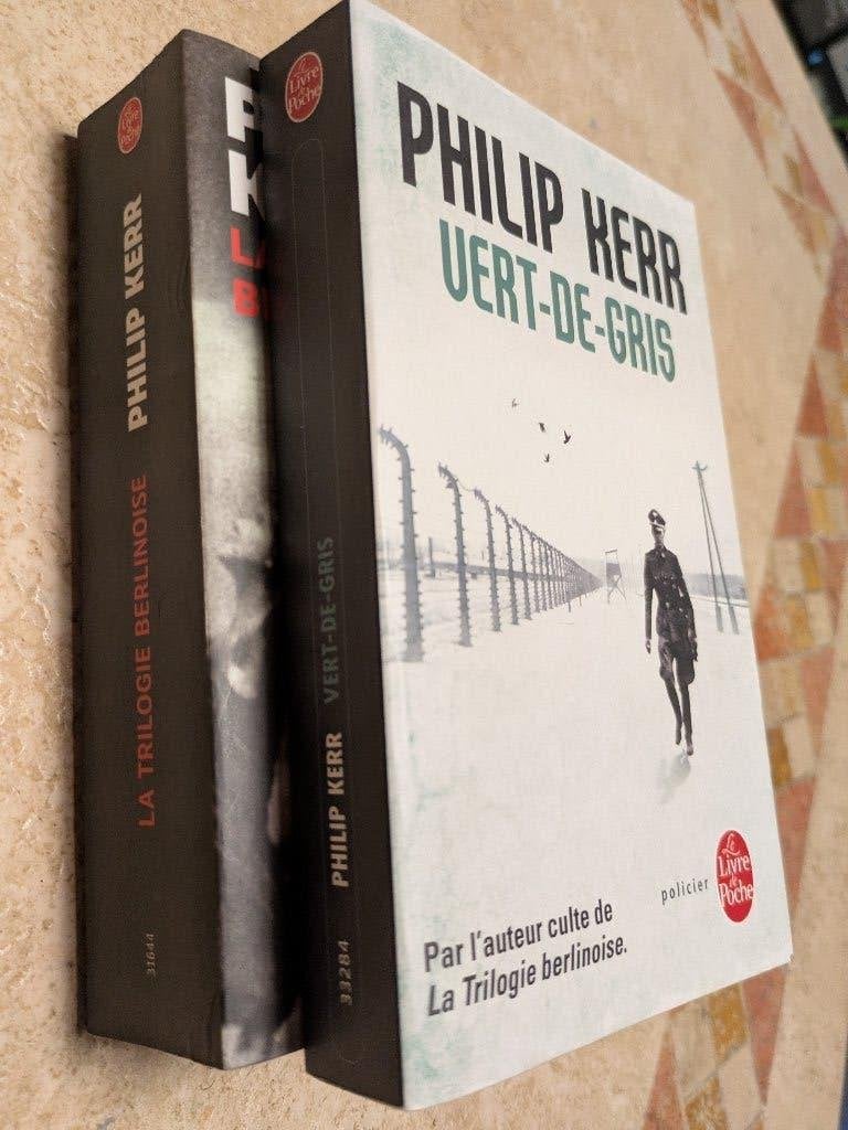 2 policiers de Philip Kerr (Le Livre de Poche) pour 2,5€., Philip Kerr, Envoi, Adaptation télévisée, Comme neuf